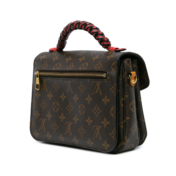 Pre-Loved Louis Vuitton Monogram Braided Pochette Metis - Picture 2 of 11